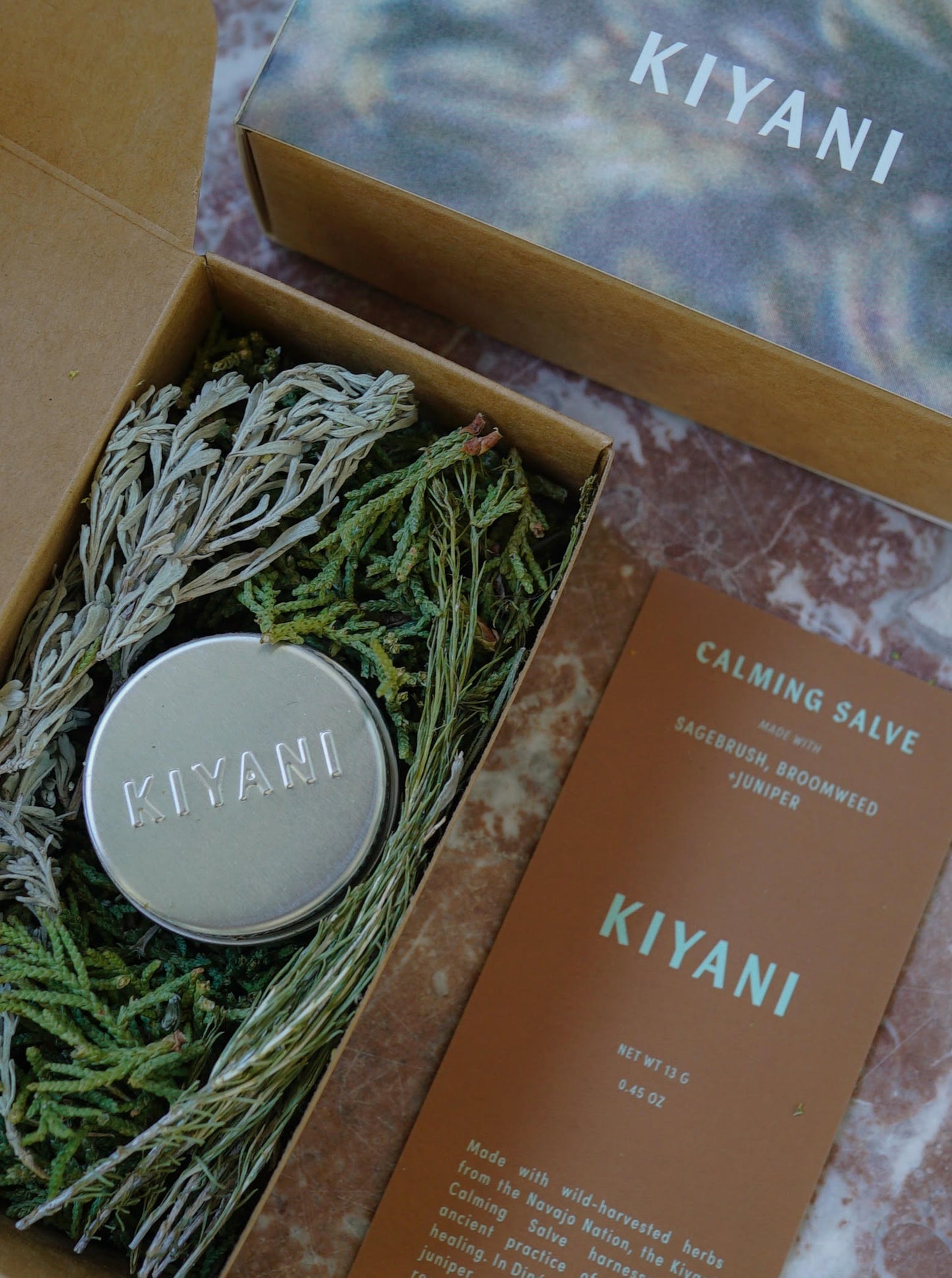 Calming Salve in Navajo Herbal Box